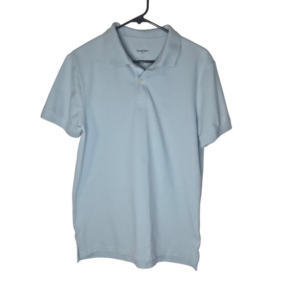 Goodfellow & Co Other - Goodfellow & Co Mens Light Blue The Every Wear Polo Shirt Standard Fit Size M